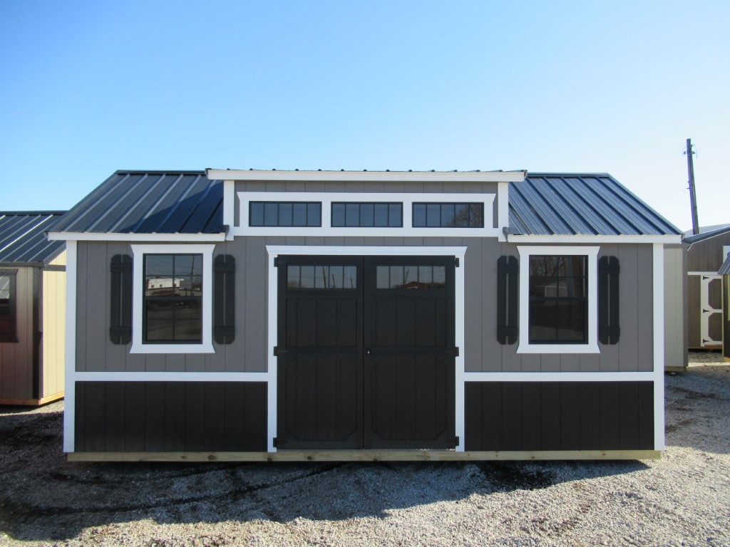 Lofted Garden Shed-Dormer