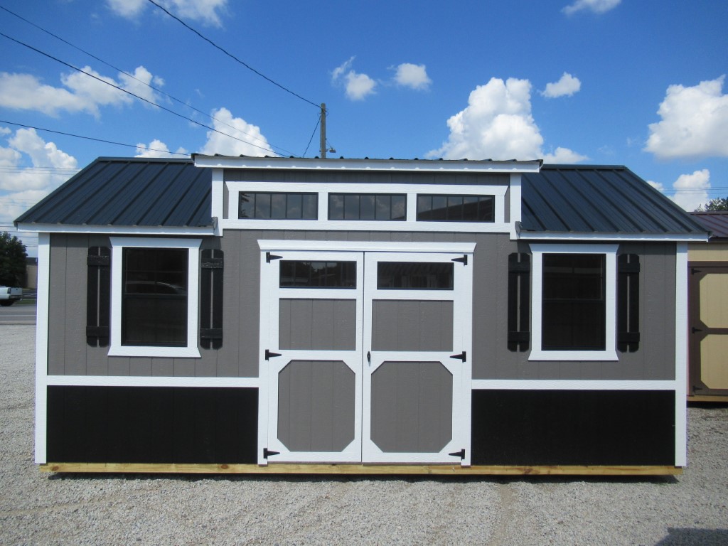 Lofted Garden Shed-Dormer